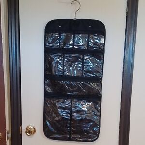 totes Black Over-the-Door Organizer with Clear Pockets
